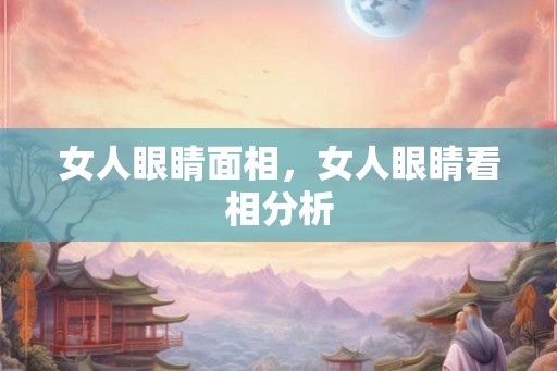 女人眼睛面相，女人眼睛看相分析