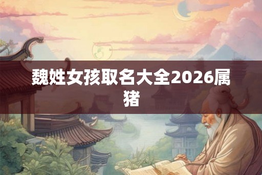 魏姓女孩取名大全2026属猪