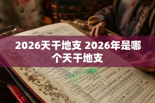 2026天干地支 2026年是哪个天干地支