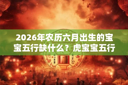 2026年农历六月出生的宝宝五行缺什么？虎宝宝五行起名