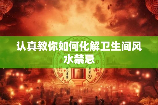 认真教你如何化解卫生间风水禁忌