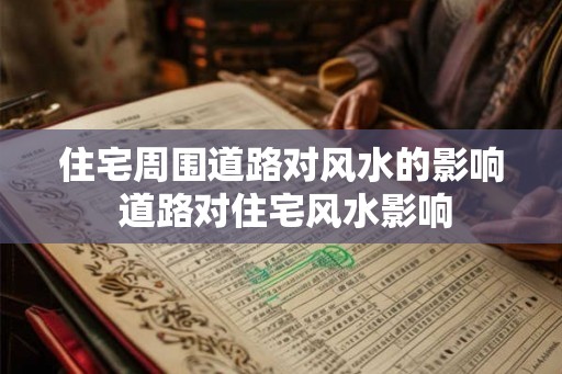 住宅周围道路对风水的影响 道路对住宅风水影响 住宅周围道路对风水的影响 道路对住宅风水影响