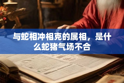 与蛇相冲相克的属相，是什么蛇猪气场不合