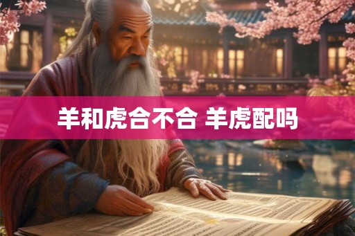 羊和虎合不合 羊虎配吗 羊和虎合不合 羊虎配吗