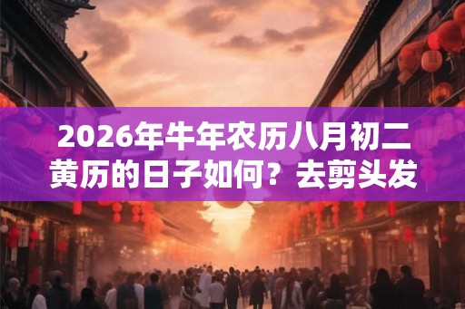 2026年牛年农历八月初二黄历的日子如何？去剪头发好吗？