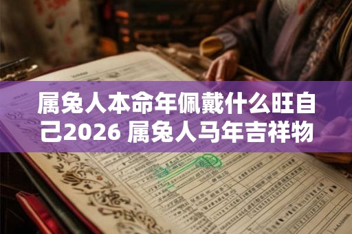 属兔人本命年佩戴什么旺自己2026 属兔人马年吉祥物 属兔人本命年佩戴什么旺自己2026 属兔人马年吉祥物