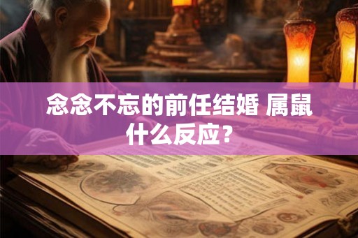 念念不忘的前任结婚 属鼠什么反应？