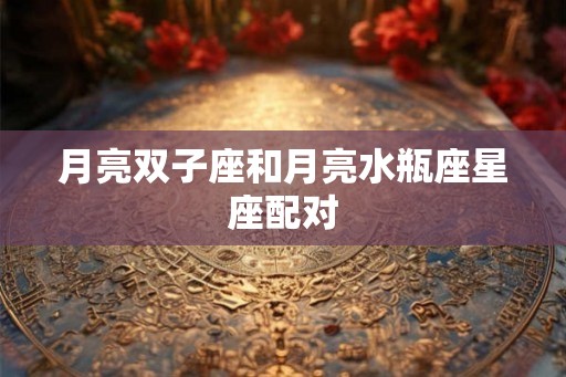 月亮双子座和月亮水瓶座星座配对