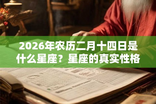 2026年农历二月十四日是什么星座？星座的真实性格是什么？