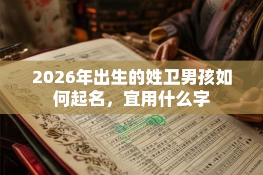 2026年出生的姓卫男孩如何起名，宜用什么字