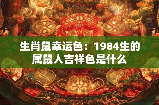 生肖鼠幸运色:1984生的属鼠人吉祥色是什么 生肖鼠幸运色:1984生的属鼠人吉祥色是什么