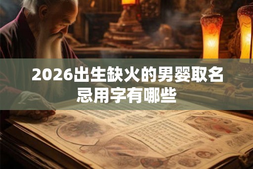 2026出生缺火的男婴取名忌用字有哪些 2026出生缺火的男婴取名忌用字有哪些