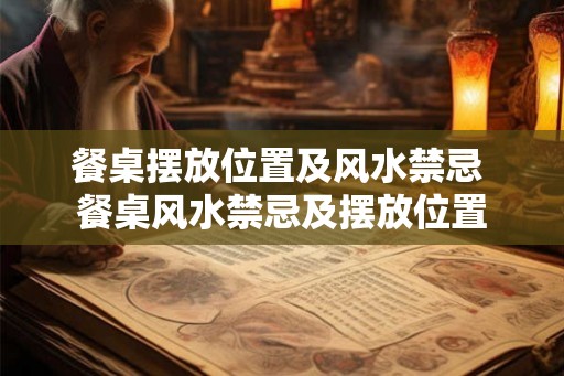 餐桌摆放位置及风水禁忌 餐桌风水禁忌及摆放位置