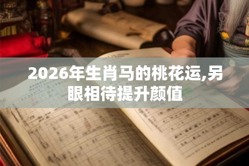 2026年生肖马的桃花运,另眼相待提升颜值 2026年生肖马的桃花运,另眼相待提升颜值