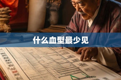 什么血型最少见