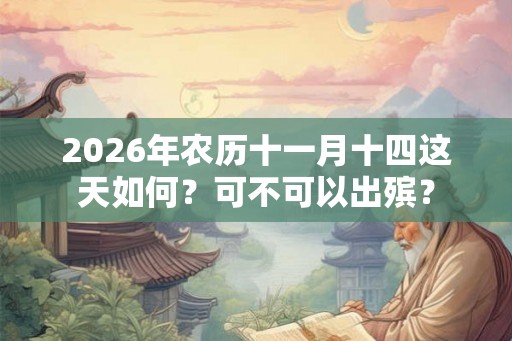 2026年农历十一月十四这天如何？可不可以出殡？