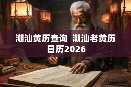 潮汕黄历查询  潮汕老黄历日历2026