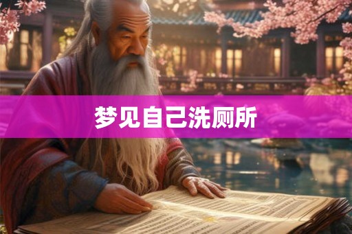 梦见自己洗厕所