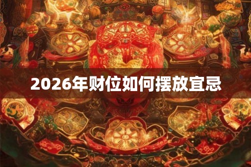 2026年财位如何摆放宜忌