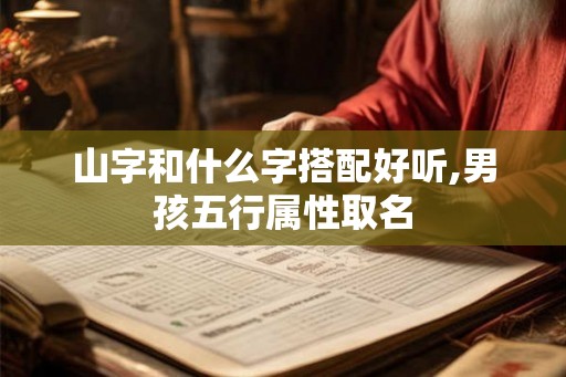 山字和什么字搭配好听,男孩五行属性取名
