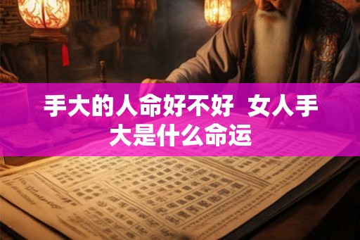 手大的人命好不好  女人手大是什么命运