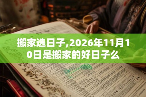 搬家选日子,2026年11月10日是搬家的好日子么