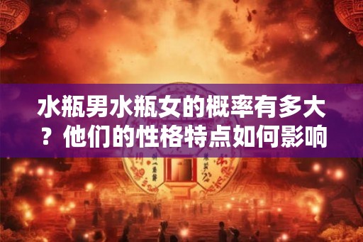 水瓶男水瓶女的概率有多大？他们的性格特点如何影响彼此关系