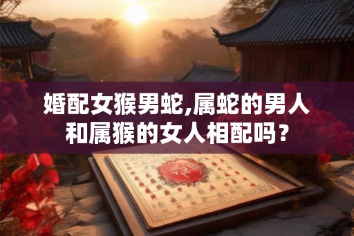 婚配女猴男蛇,属蛇的男人和属猴的女人相配吗？