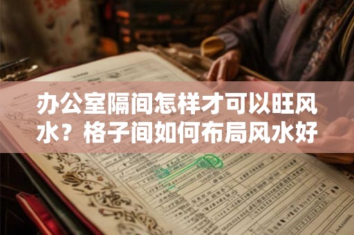 办公室隔间怎样才可以旺风水？格子间如何布局风水好？