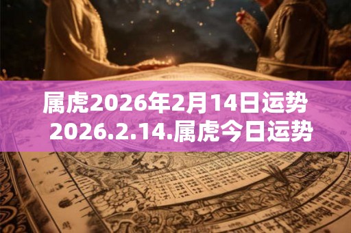 属虎2026年2月14日运势 2026.2.14.属虎今日运势 属虎2026年2月14日运势 2026.2.14.属虎今日运势