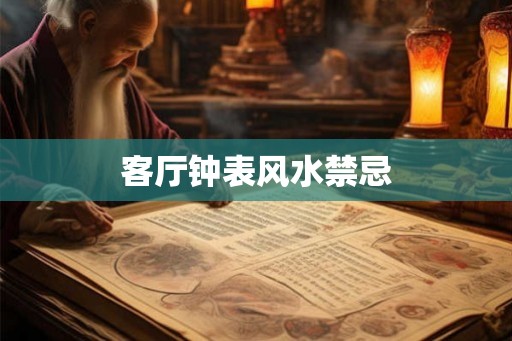 客厅钟表风水禁忌