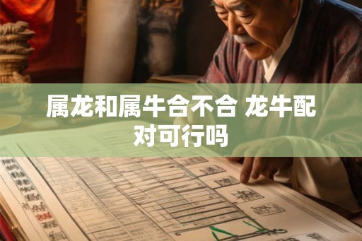 属龙和属牛合不合 龙牛配对可行吗