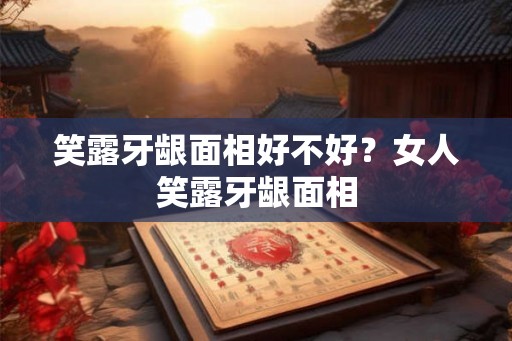 笑露牙龈面相好不好？女人笑露牙龈面相