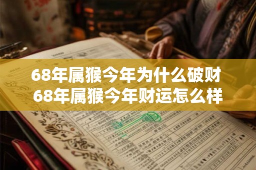 68年属猴今年为什么破财 68年属猴今年财运怎么样 68年属猴今年为什么破财 68年属猴今年财运怎么样