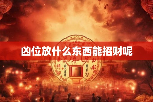 凶位放什么东西能招财呢 凶位放什么东西能招财呢