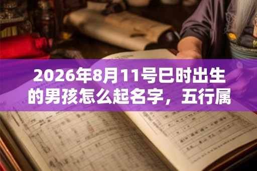 2026年8月11号巳时出生的男孩怎么起名字,五行属什么 2026年8月11号巳时出生的男孩怎么起名字,五行属什么