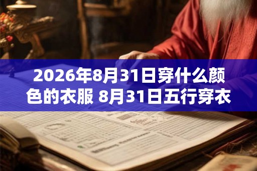 2026年8月31日穿什么颜色的衣服 8月31日五行穿衣