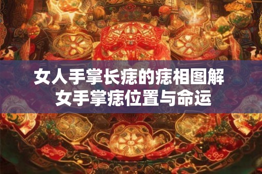 女人手掌长痣的痣相图解  女手掌痣位置与命运