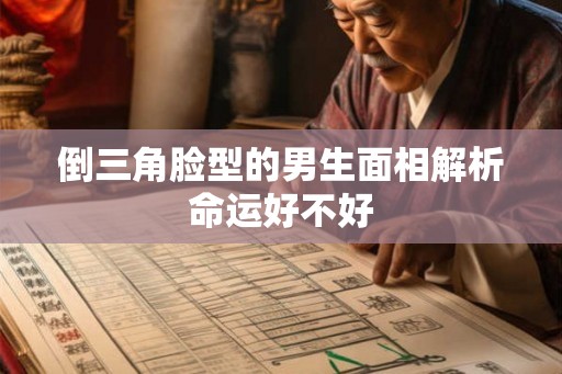 倒三角脸型的男生面相解析命运好不好 倒三角脸型的男生面相解析命运好不好