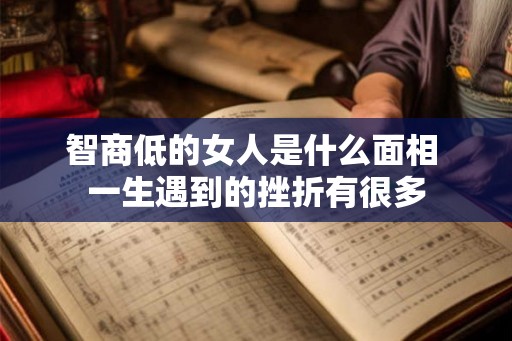 智商低的女人是什么面相 一生遇到的挫折有很多