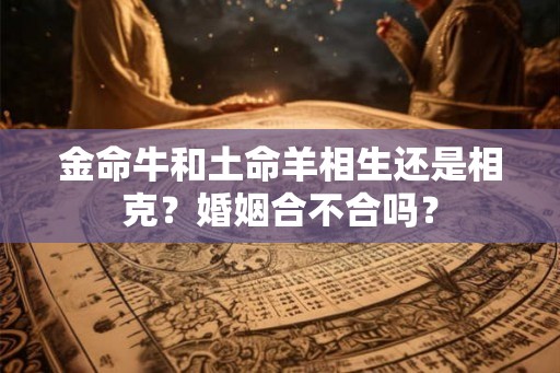 金命牛和土命羊相生还是相克?婚姻合不合吗? 金命牛和土命羊相生还是相克?婚姻合不合吗?