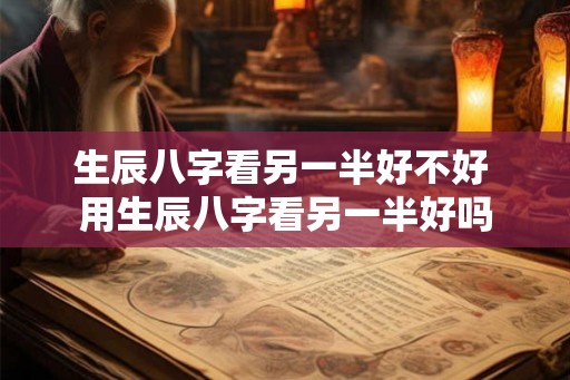 生辰八字看另一半好不好 用生辰八字看另一半好吗 生辰八字看另一半好不好 用生辰八字看另一半好吗
