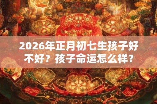 2026年正月初七生孩子好不好？孩子命运怎么样？