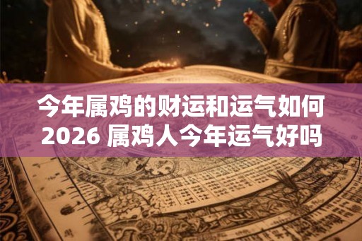 今年属鸡的财运和运气如何2026 属鸡人今年运气好吗
