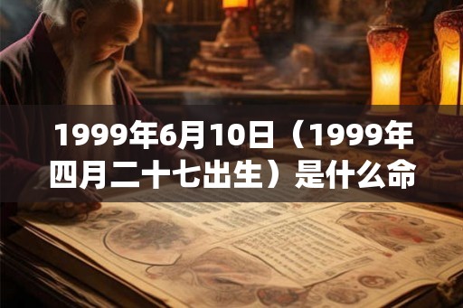 1999年6月10日（1999年四月二十七出生）是什么命_命运如何