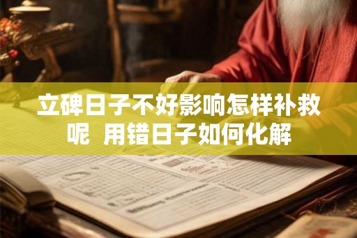立碑日子不好影响怎样补救呢 用错日子如何化解 立碑日子不好影响怎样补救呢 用错日子如何化解