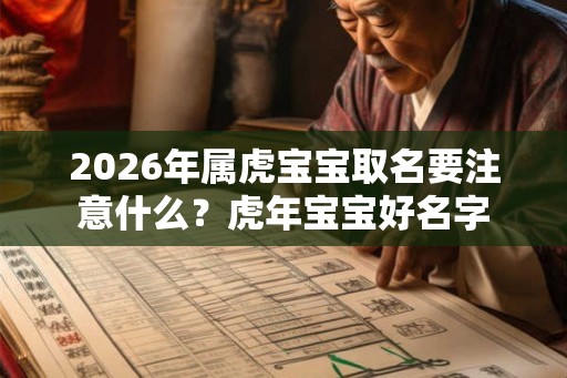 2026年属虎宝宝取名要注意什么?虎年宝宝好名字 2026年属虎宝宝取名要注意什么?虎年宝宝好名字