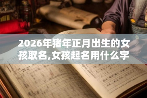 2026年猪年正月出生的女孩取名,女孩起名用什么字好听？