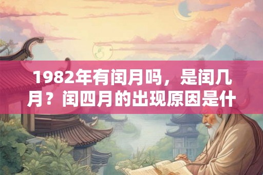 1982年有闰月吗，是闰几月？闰四月的出现原因是什么？