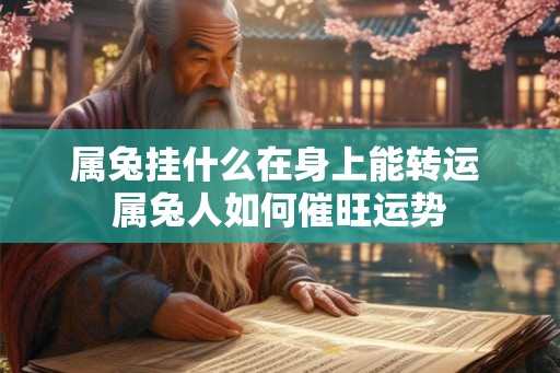 属兔挂什么在身上能转运 属兔人如何催旺运势
